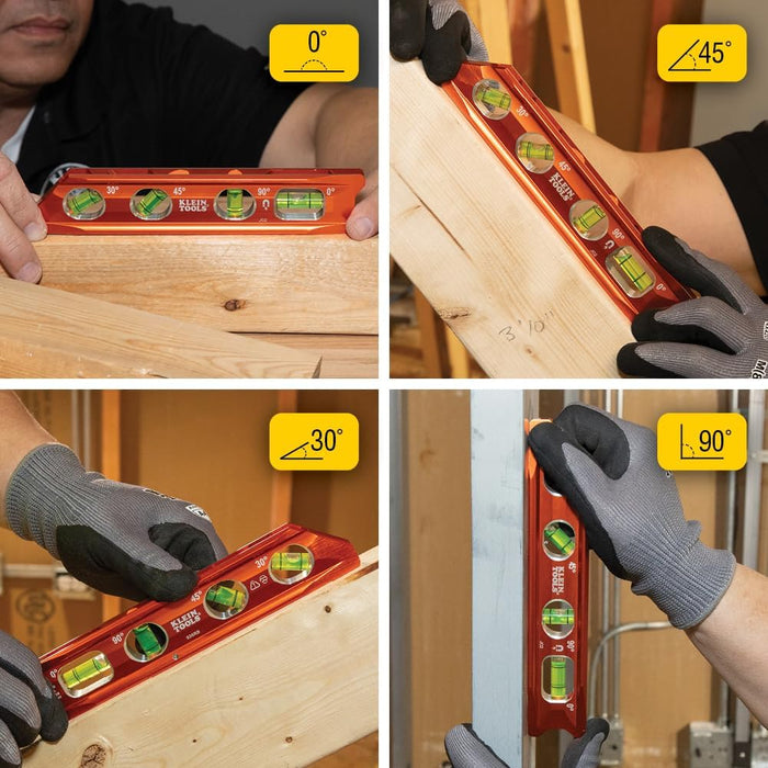 Klein Tools 935RB Torpedo Billet Level, Rare-Earth Magnet