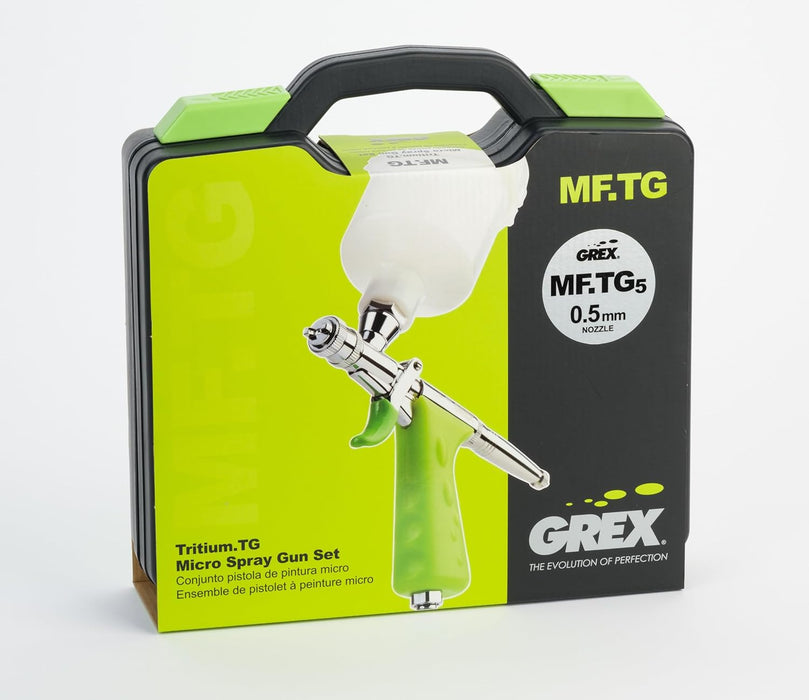 Grex MF.TG5 Micro Spray Gun Set - TG5, Top Fed, 0.5mm Nozzle