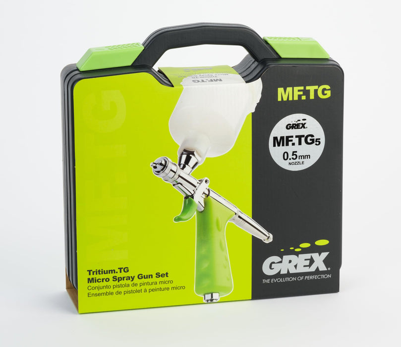 Grex MF.TG5 Micro Spray Gun Set - TG5, Top Fed, 0.5mm Nozzle