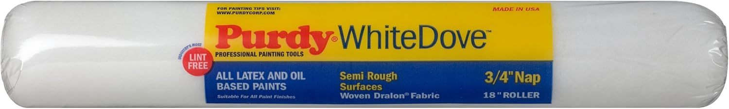 Purdy 144670184 White Dove High Density Woven 3/4" Nap Cover, One Size, Multi