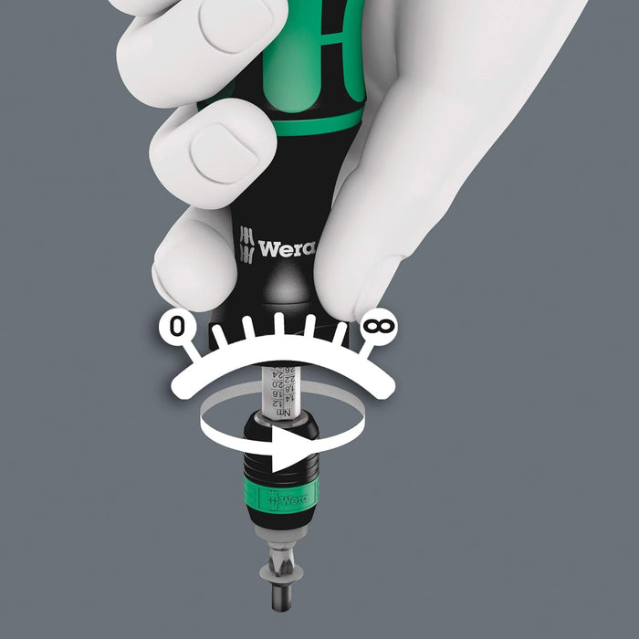 Wera Tools (05350451001) 7445/46/47 Kraftform Torque Screwdriver Set 2.5-55.0 in.lbs., 27 pieces