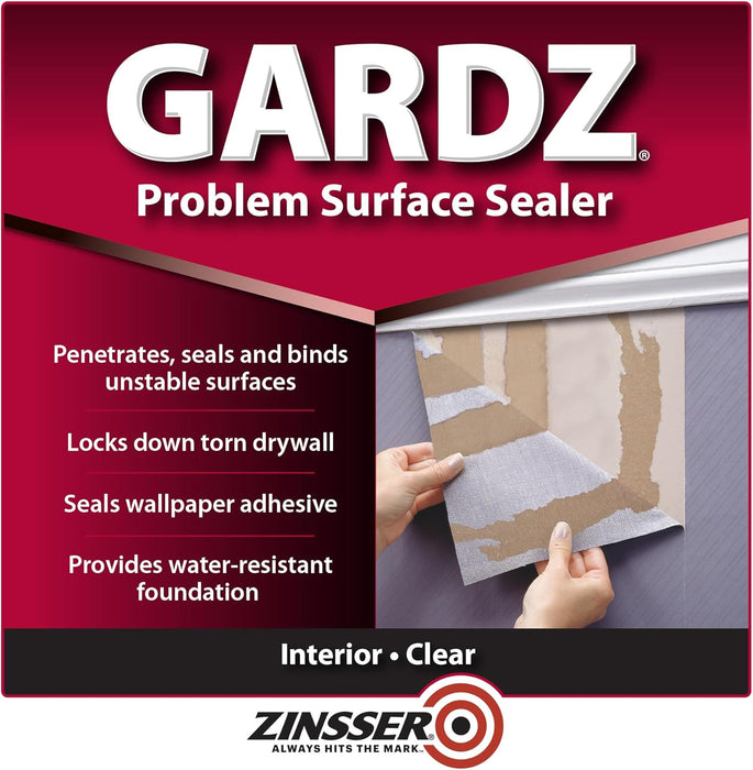 Zinsser 02301-4PK Problem Surface Sealer, Gallon, Clear, 4 Pack