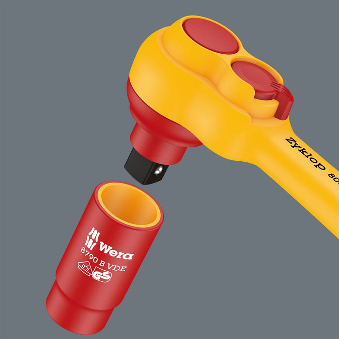 Wera Tools (05004966001) 8007 B VDE Ratchet with Switch Lever and 3/8" Drive
