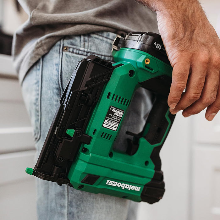 Metabo HPT 18V MultiVolt Cordless 23-Gauge Pin Nailer Kit | Includes Battery and Charger | Double Trigger for Maximum Safety | One Piece Nose Structure | Dry Fire Lockout | NP1835DA