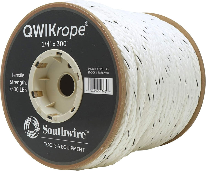 Southwire SIMROPE, SPR-143 1/4' X 300' PULLNG Rope