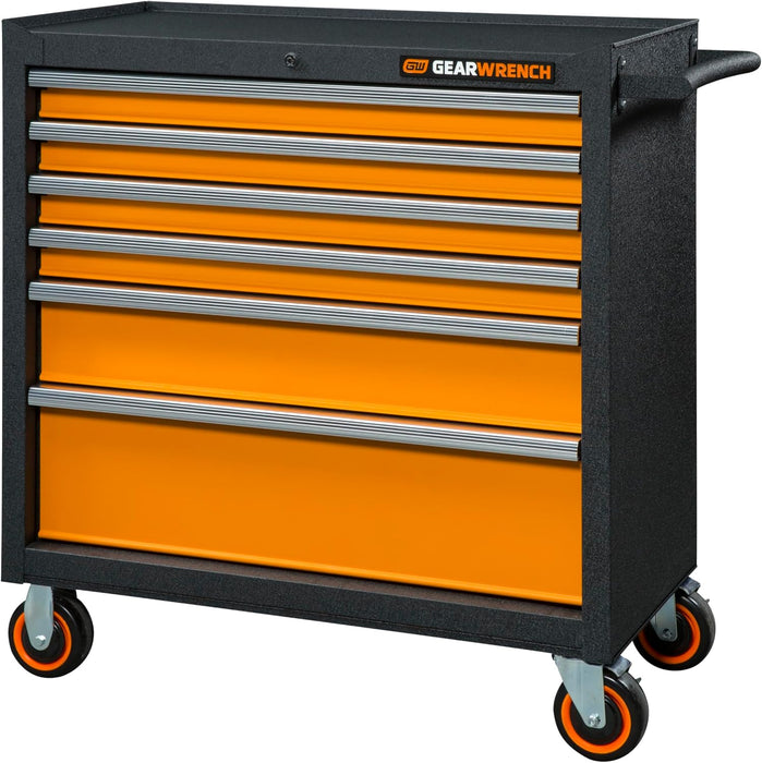 GEARWRENCH 358 Piece MEGAMOD Metric Mechanics Tool Set in Modular Foam Trays with Rolling Cabinet - MEGAMOD358