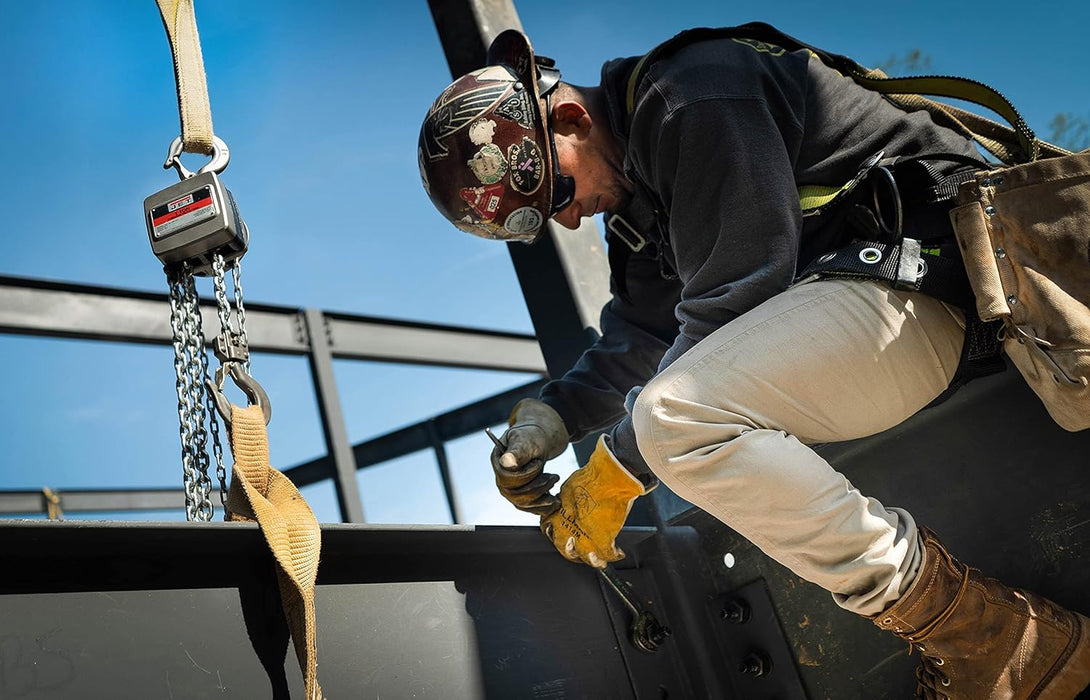 JET 1-Ton Aluminum Hand Chain Hoist, 20' Lift (AL100-100-20)