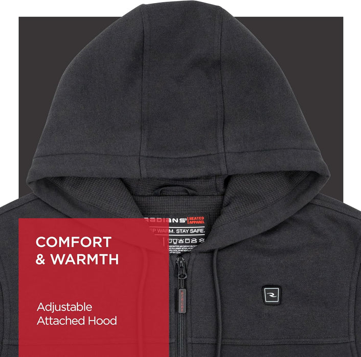 Radians (RHG-H300G-2X) Men's Standard Heated Apparel - Jackets, Gray, XX-Large