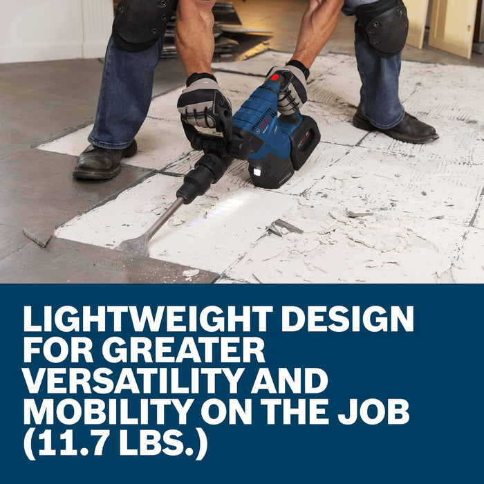 BOSCH GSH18V-5L212 PROFACTOR 18V SDS-max Demolition Hammer with L-Boxx-2 and (2) 12 Ah PROFACTOR Batteries