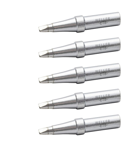 Genuine Weller (ETB-5) WE1010 Soldering Tip Set, Screwdriver, 0.093" / 2.4 mm, 5 Pieces