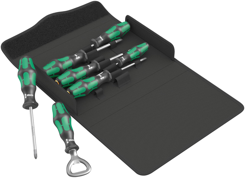 Wera Tools (05105624001) 7pc Kraftform Plus 300/7 Set 2 Lasertip Screwdriver Set