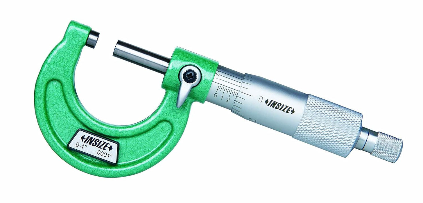 INSIZE 3203-44A Outside Micrometer, 0" - 4", Graduation 0.0001"