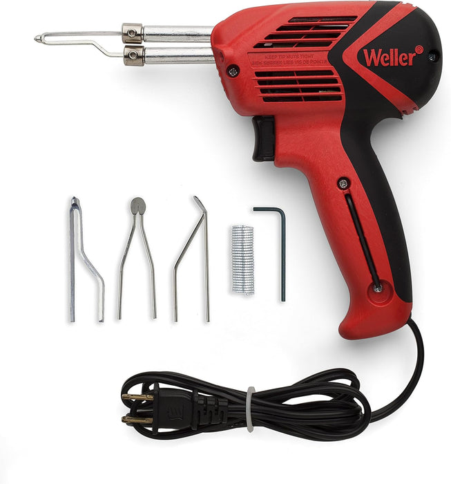 Weller 9400PKS 120V Dual Heat 140/100W Universal Soldering Gun Kit with 6 Second Heat Up Time and LED Lighting