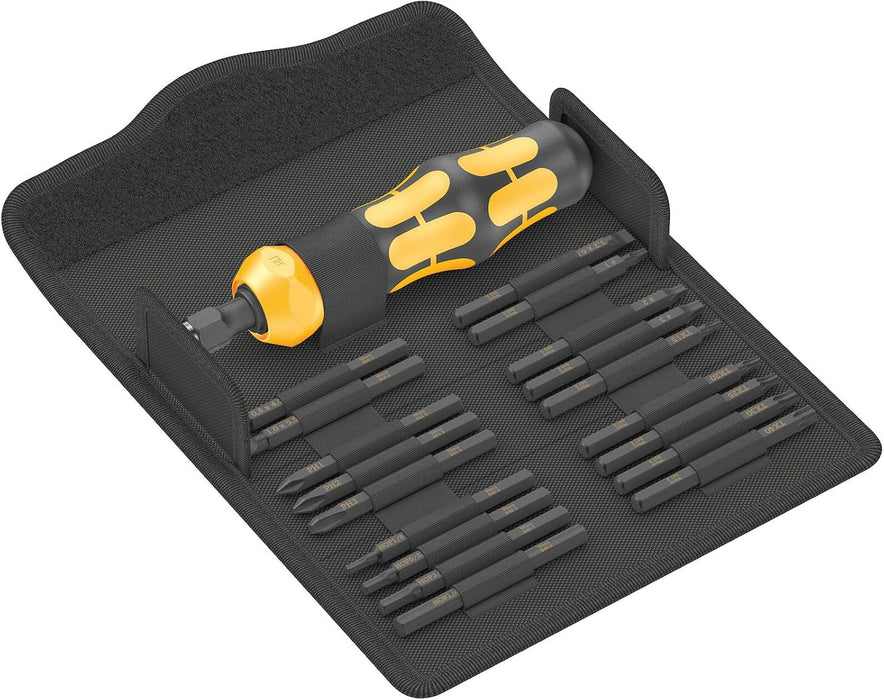 Wera Tools (05018111001) Kraftform Kompakt 900 Imperial Set 1, Impact Screwdriver Set, 19 Pieces
