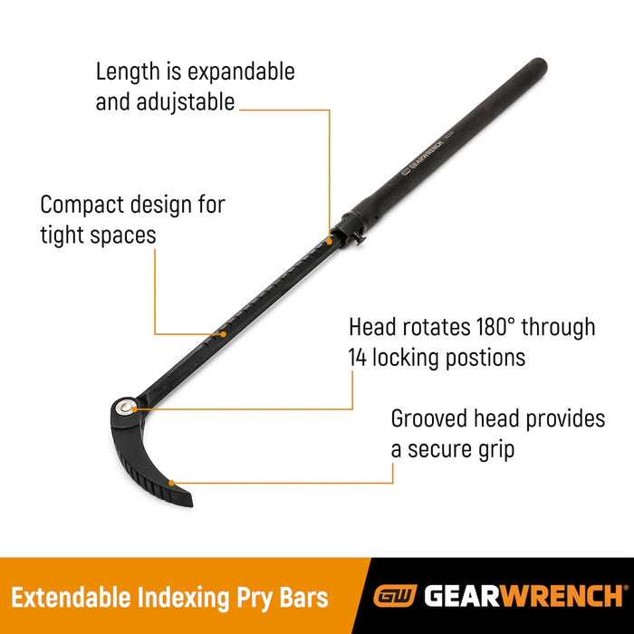 GEARWRENCH 82248 29-48" Extendable Pry Bar