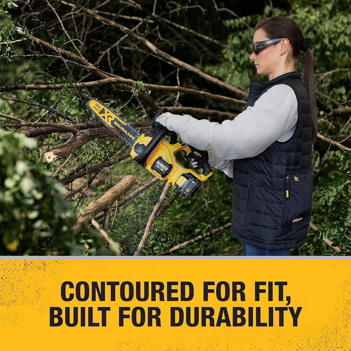 DEWALT Women's Standard Lightweight Puffer Heated Vest Kit, Black, X-Large - DCHV094D1