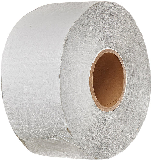 Mutual Industries 17792 Construction Grade Foil Backed Pavement Marking Adhesive Tape, 100 yds Length x 4" Width, White