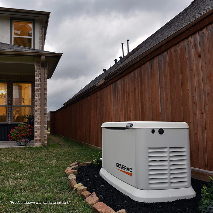Generac 7043 Guardian 22kW LP / 19.5kW NG Home Standby Generator – Air-Cooled, Wi-Fi Enabled, 200-Amp Transfer Switch