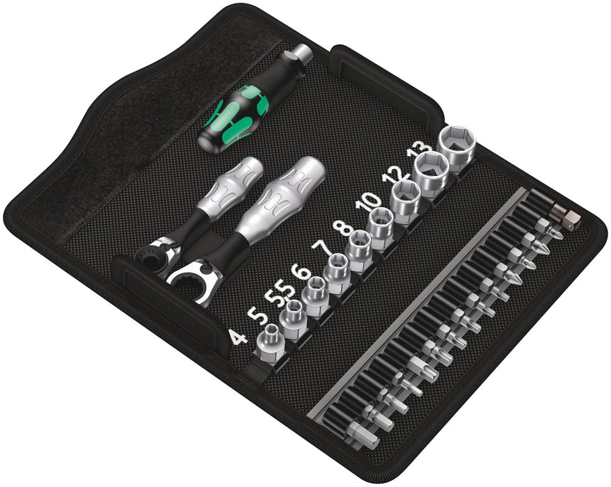 Wera Tools (5135918001) Kraftform Kompakt Zyklop Mini, Set of 27