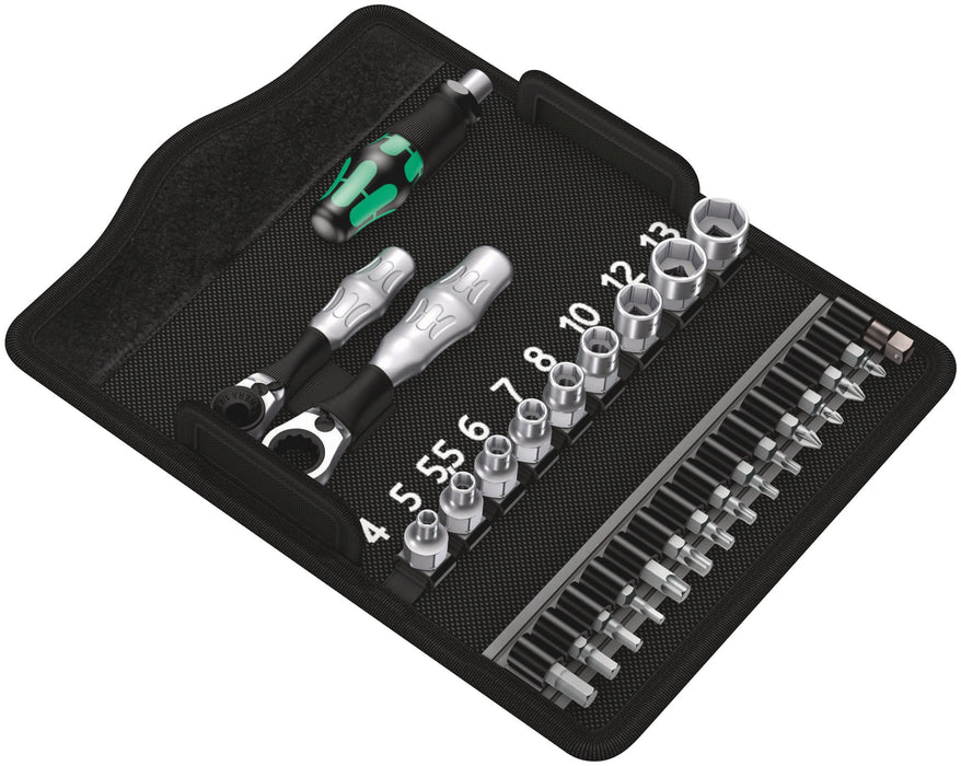 Wera Tools (5135918001) Kraftform Kompakt Zyklop Mini, Set of 27