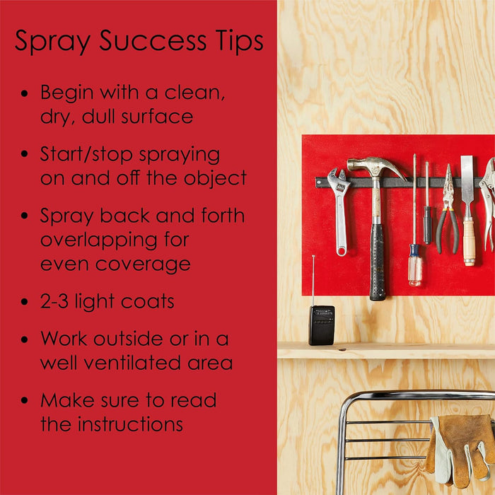 Krylon Fusion All-In-One Adhesive Spray Paint for Indoor/Outdoor Use, 12 oz, Red Pepper (Pack of 1)