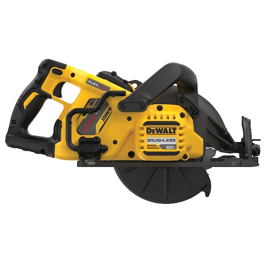 DeWALT DCS577X1 60V MAX FlexVolt 7-1/4 In. Cordless Worm Drive Style Saw 9.0Ah Battery Kit