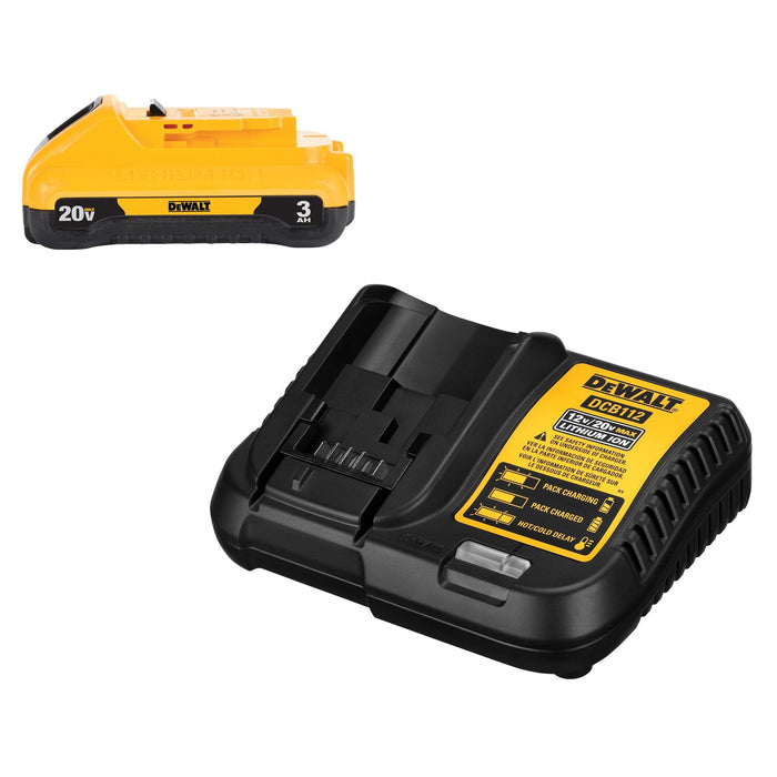 DeWALT 20V DCB230C MAX Compact 3.0Ah Battery Pack Starter Kit