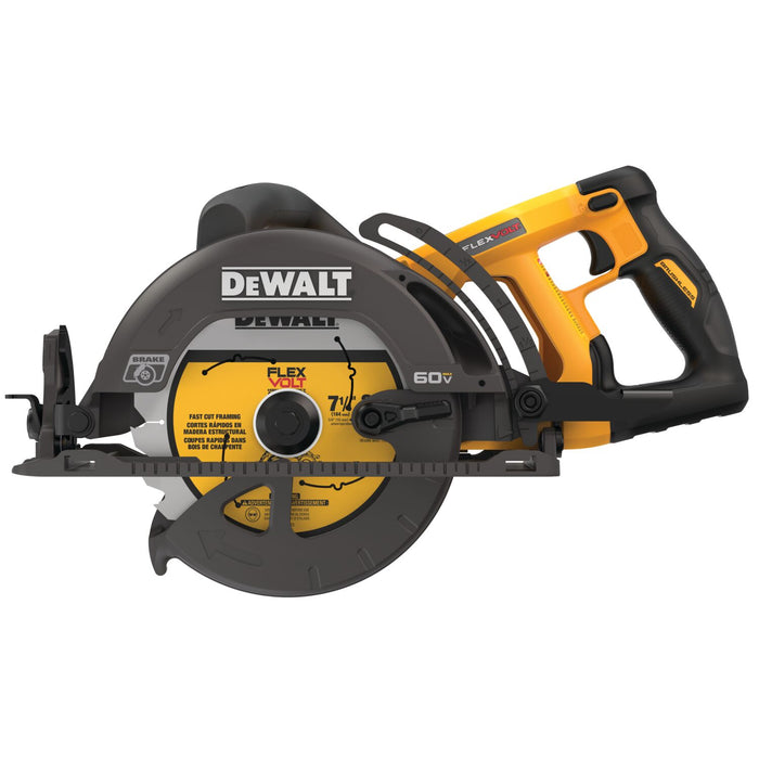 DEWALT (DCS577B) 60V MAX FlexVolt 7-1/4 In. Cordless Worm Drive Style Saw (Bare Tool)
