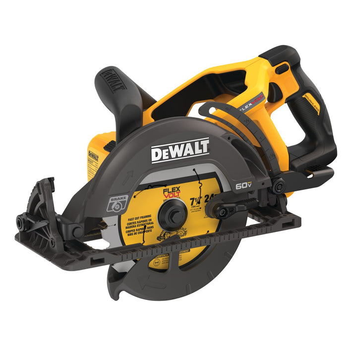 DEWALT (DCS577B) 60V MAX FlexVolt 7-1/4 In. Cordless Worm Drive Style Saw (Bare Tool)