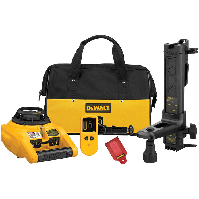 DeWALT DW074KD Self-Leveling Int/Ext Rotary Laser Kit