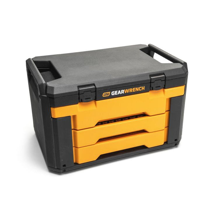 GEARWRENCH 80966 243 Pc. 6 Pt. Mechanics Tool Set In 3 Drawer Storage Box