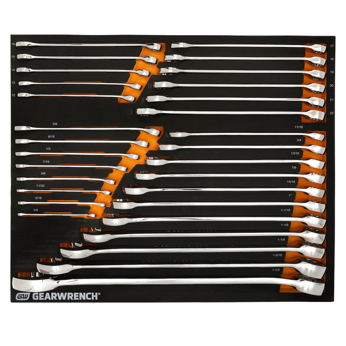 GEARWRENCH MEGAMOD 614-Piece Master Mechanics Hand Tool Set with Modular Foam Trays and Mobile Work Station