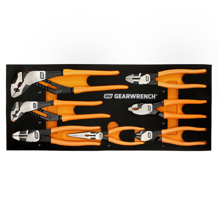 GEARWRENCH MEGAMOD 614-Piece Master Mechanics Hand Tool Set with Modular Foam Trays and Mobile Work Station