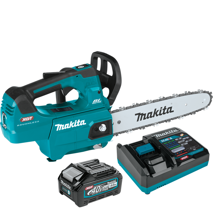 Makita (GCU01M1) 40V MAX XGT Brushless Cordless 12 In. Top Handle Chain Saw Kit