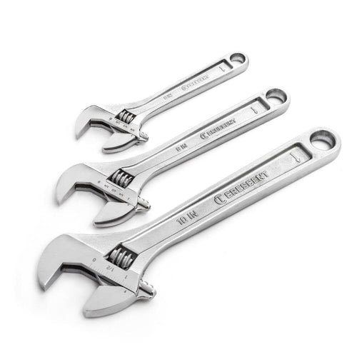 Crescent 3 pc. Adjustable Wrench Set 6", 8" & 10"