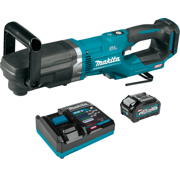 Makita (GAD02M1) 40V Max XGT Brushless Cordless 7/16" Hex Right Angle Drill Kit (4.0Ah)