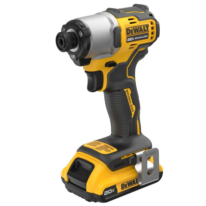 DeWALT (DCF840D1) 20V MAX Brushless Cordless 1/4 In. Impact Driver Kit