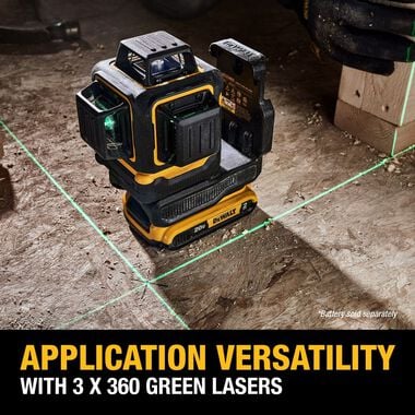 DEWALT ATOMIC 20V 3 x 360 Line Laser (Bare Tool)