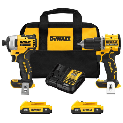 DeWALT (DCK225D2) 20V ATOMIC MAX Brushless 2-Tool Combo Kit