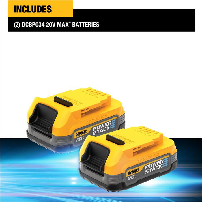 DeWALT (DCBP034-2) 20V MAX Powerstack Compact Battery (2-Pack)