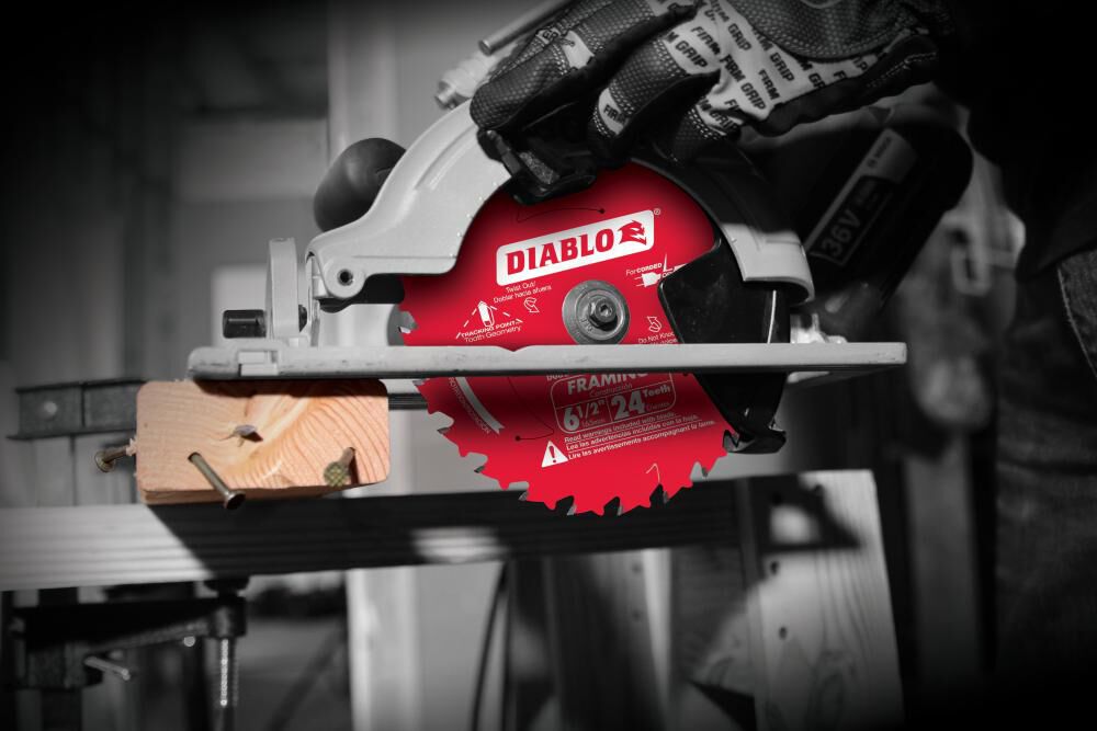 Diablo Tools 6-1/2" x 24-Tooth Tracking Point Framing Saw Blade (10-Pack)