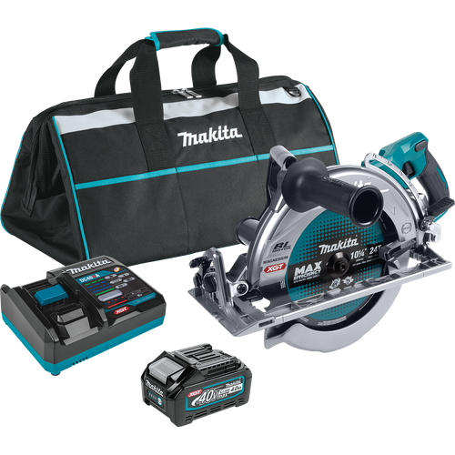 Makita (GSR02M1) 40V Max XGT Circular Saw Kit Rear Handle 10-1/4 In. AWS Capable