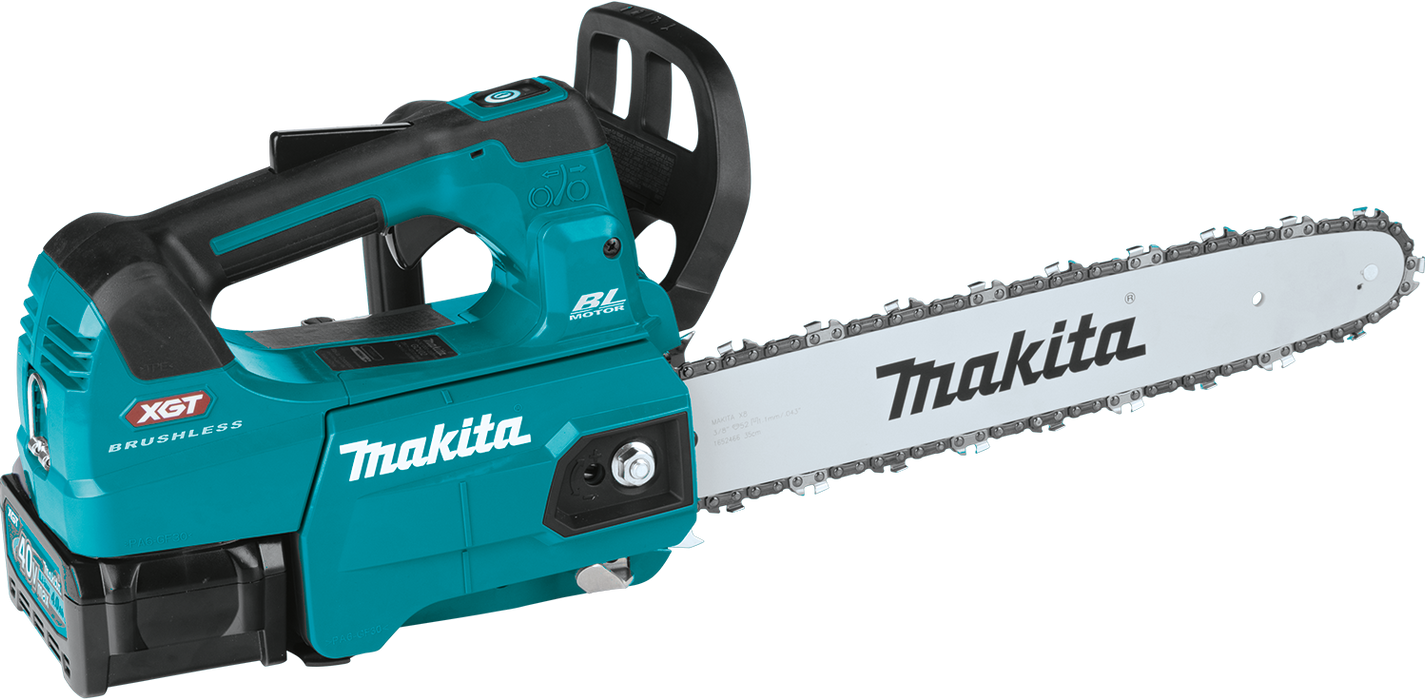 Makita (GCU02T) 40V MAX XGT Brushless Cordless 14 In. Top Handle Chain Saw Kit