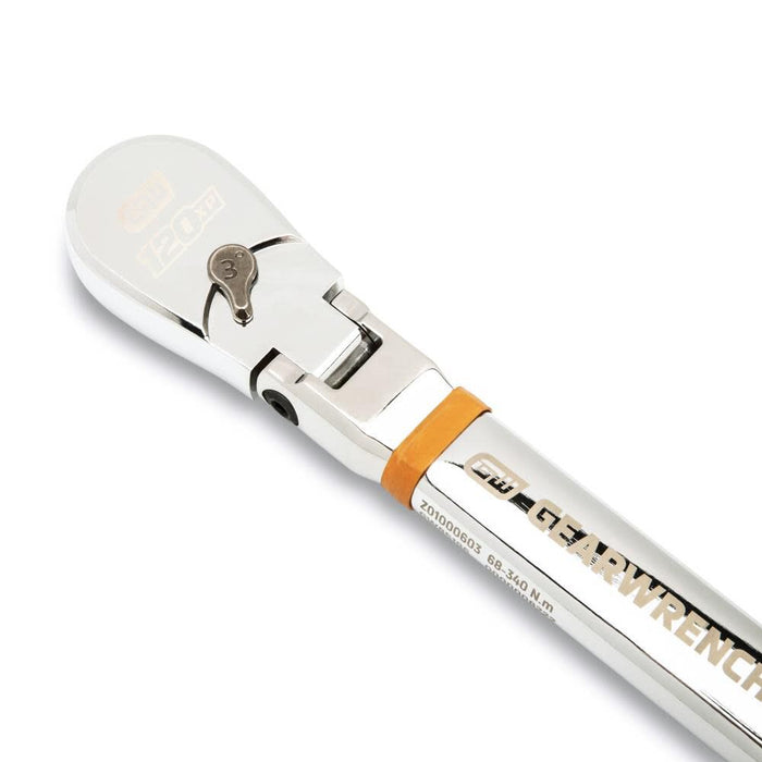 GEARWRENCH 1/2in Drive 120XP Flex Head Electronic Torque Wrench with Angle - 85196