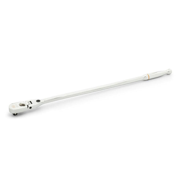 GEARWRENCH 1/2" Drive 120XP Locking Flex Head Ratchet with Full Polish Grip - 25" Length - 81376