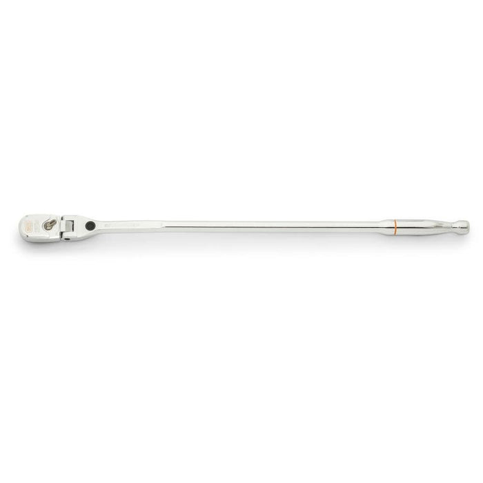 GEARWRENCH 1/2" Drive 120XP Locking Flex Head Ratchet with Full Polish Grip - 25" Length - 81376