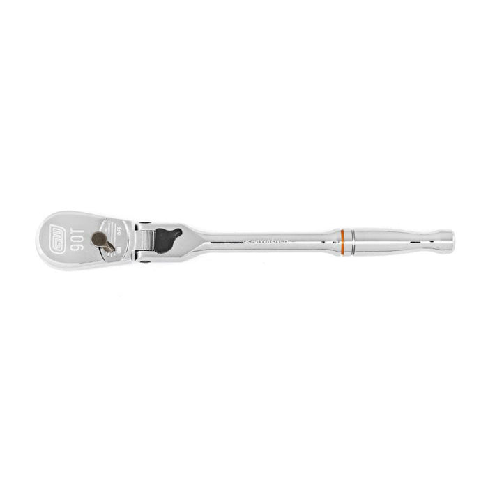 GEARWRENCH 3 Pc. 1/4", 3/8" & 1/2" Drive 90 Tooth Locking Flex Head Teardrop Ratchet Set - 81276T