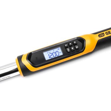 GEARWRENCH 3/8" Flex Head Electronic Torque Wrench with Angle, 10-100 ft/lbs. - 85078
