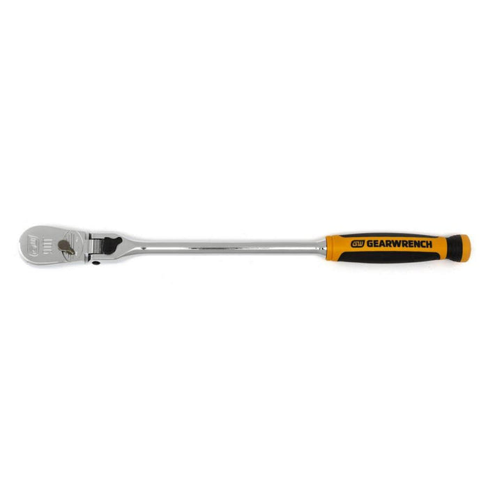 GEARWRENCH 81298T 3 Pc. 1/4", 3/8" & 1/2" Drive 90 Tooth Dual Material Locking Flex Head Ratchet Set