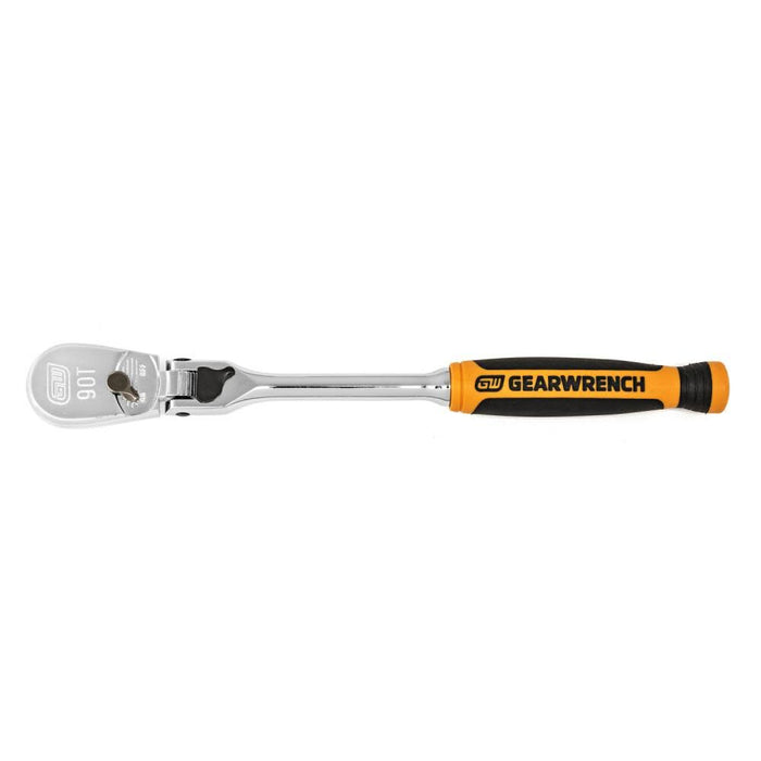 GEARWRENCH 81298T 3 Pc. 1/4", 3/8" & 1/2" Drive 90 Tooth Dual Material Locking Flex Head Ratchet Set